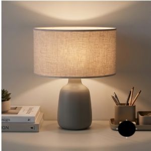 The Elara Drum Linen Shade