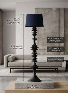 The Aurelia Sculptural Floor Lamp