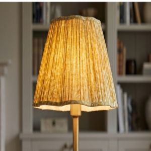 The Marigold Scalloped Pleated Lampshade