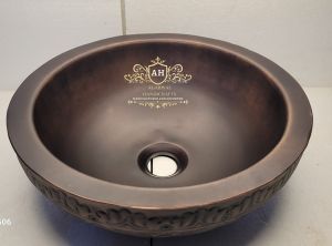 Copper Wash Basin Double Wall