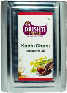 15 Litre Kachi Ghani Mustard Oil Tin