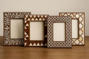 Classic Bone Inlay Photo Frame