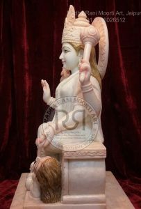 Banglamukhi Mata Ji Marble Moorti