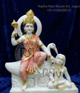 Banglamukhi Mata Ji Marble Moorti