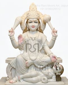 Banglamukhi Mata Ji Marble Moorti