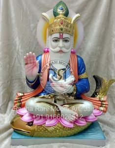 Jhule Lal Marble Statue