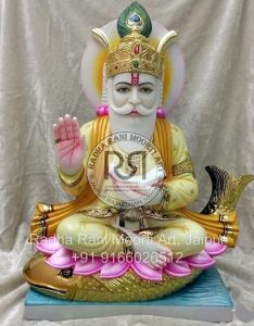 Jhule Lal Marble Statue