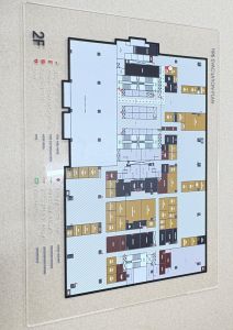 Black &AMP; White Fire Evacuation Plan Signage
