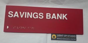 Outdoor Braille Signage