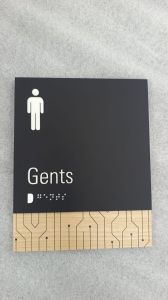 Room Braille Signage