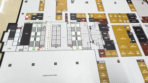 Yellow Fire Evacuation Plan Signage