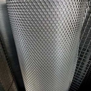 19 Gauge Silver Expanded Metal Mesh