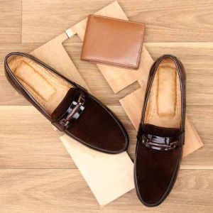 Mens Leather Loafer Shoe