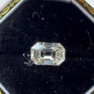 Emerald Old Mind Step Cut Lab Grown Diamond