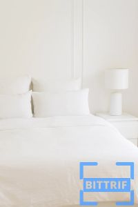 Hotel Plain White Bed Sheet