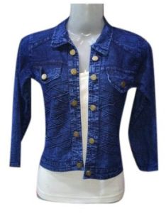 Ladies Blue Denim Jacket