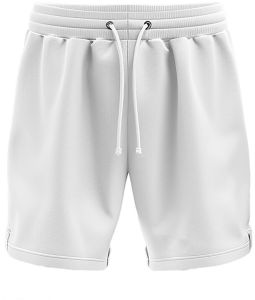 Mens White Cotton Shorts