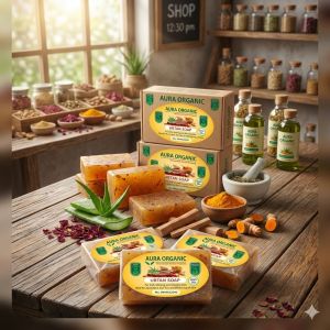 Aura Organic Ubtan Soap