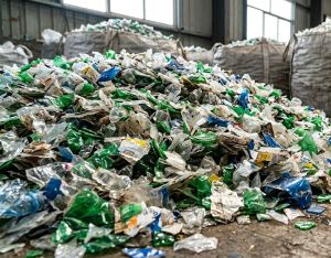 Natural Unwashed PET Bottle Flakes