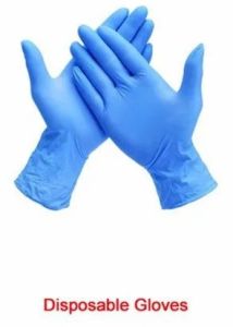Blue Latex Powder Free Disposable Gloves