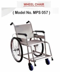 Foldable Stainless Steel Wheelchair