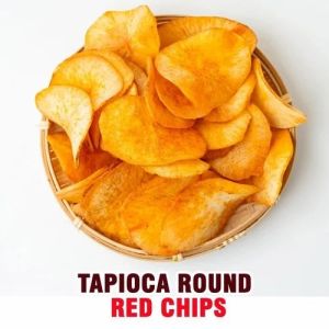 Spicy Round Red Tapioca Chips