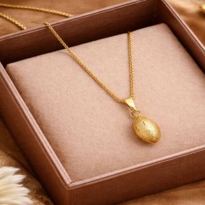 Brass Golden Enamel Pendant Chains