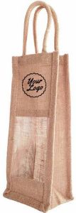 Jute Handmade Water Bottle Bags