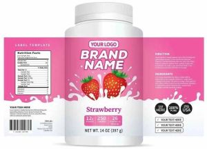Bottle PVC Label Sticker