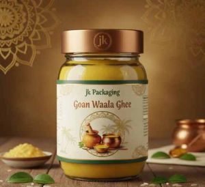 Ghee Jar PVC Shrink Sleeves Label