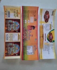 Oil Bottle Shrink PVC Printed Label