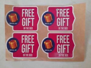 Promotional PVC Printed Label