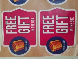 Promotional PVC Printed Label