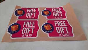 Promotional PVC Printed Label