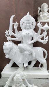 Marble White Laxmi Statue