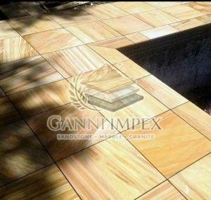 Outdoor Teakwood Sandstone Tiles