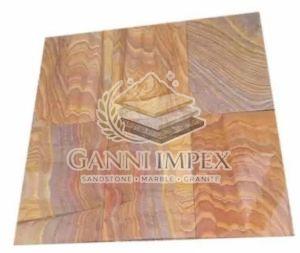 Polished Rainbow Pattern Sandstone Tiles