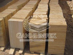 Polished Teakwood Sandstone Tiles