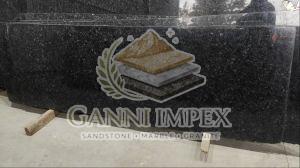 R Black Granite Slab