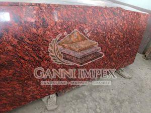 Ruby Red Granite Slab