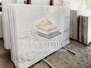 Snow White Granite Slab