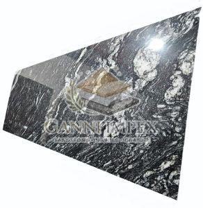 Titanium Black Granite Slab
