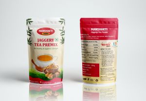 160 Gm Man Shakti Jaggery Tea Premix Granule