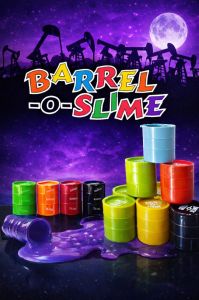 Multicolor Barrel O Slime Toy