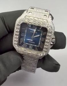 Analog Moissanite Watch