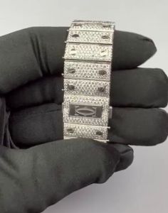 Analog Moissanite Watch