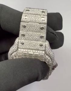 Analog Moissanite Watch