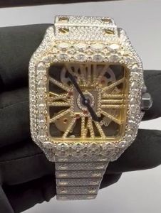 Golden Moissanite Watch