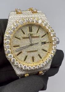 Round Dial Moissanite Watch