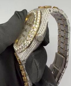 Round Dial Moissanite Watch